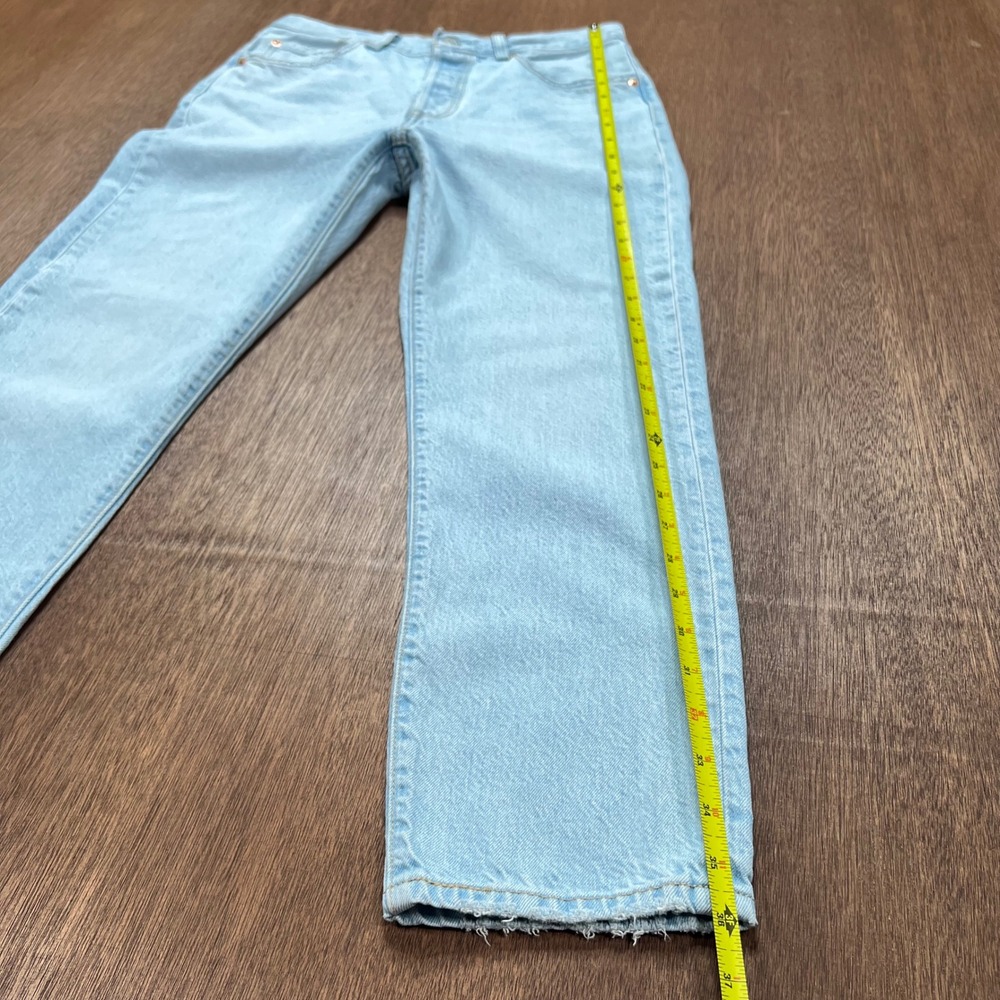 Vintage Levis 501 BIG E Light Wash Straight Leg Jeans W28 L26 A8746-0000 - Picture 10 of 15